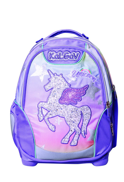 תמונה של ילקוט X-BAG  חד קרן סגול נצנצים קל גב