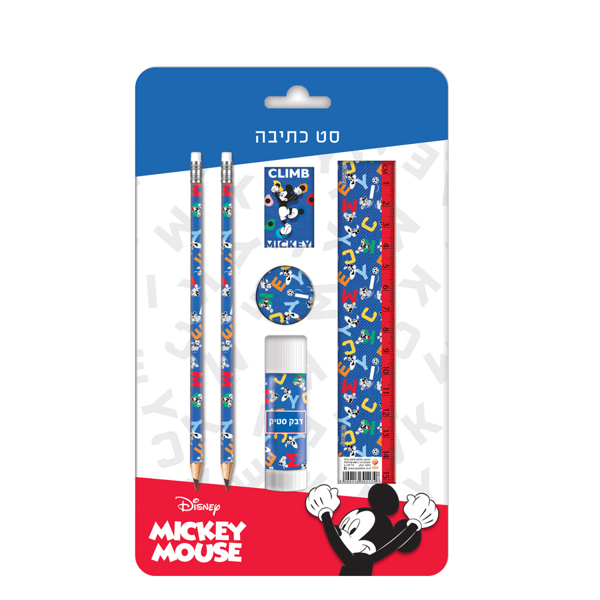 תמונה של סט כתיבה מיקי צבעוני