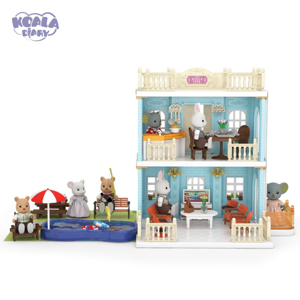 תמונה של KOALA קואלה בית בובות מטבח וסלון