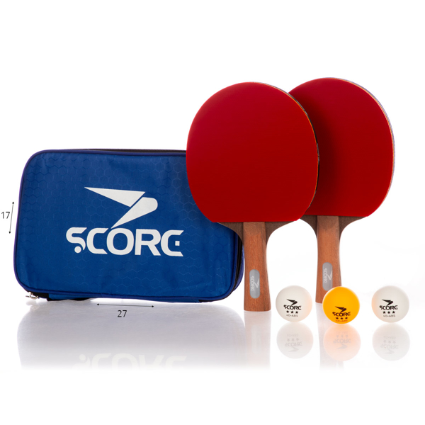 תמונה של ערכת פינג פונג – זוג מטקות ו 3 כדורים